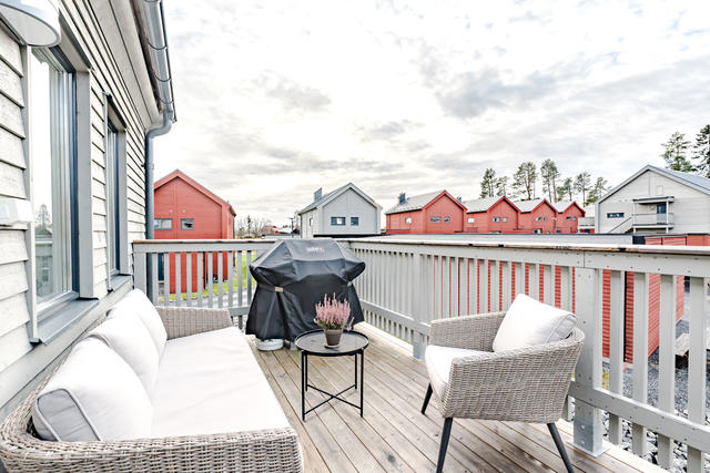 Trevligt med balkonghäng!