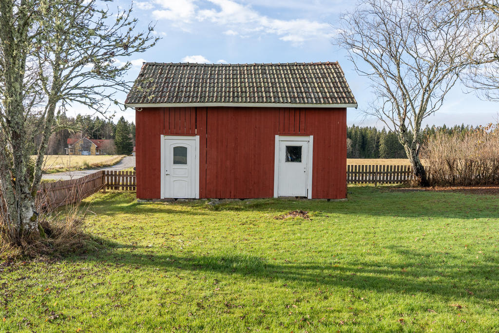 Förrådsbyggnad.