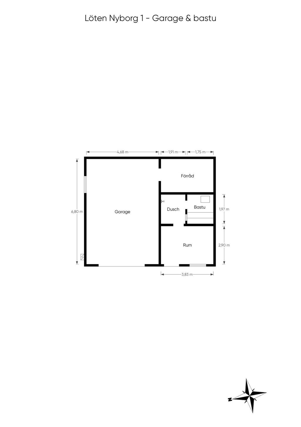 Planritning garage