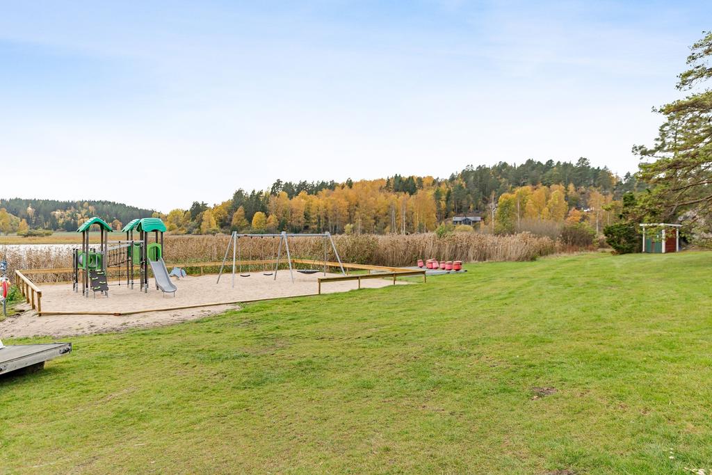 Nyanlagd lekplats vid Dalby strand