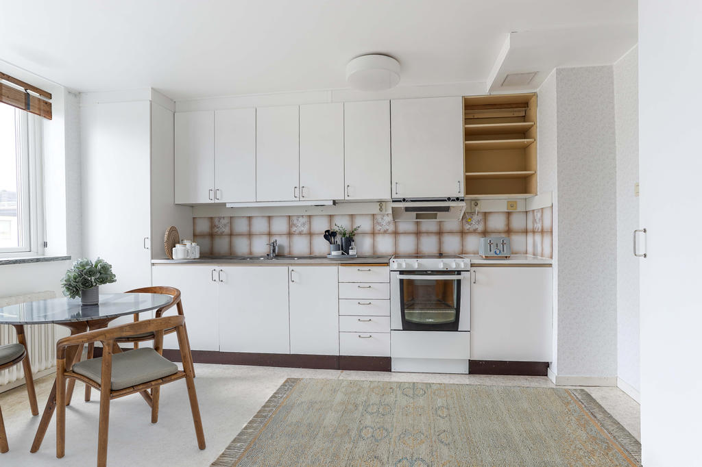 Köket  - AI genererad möblering