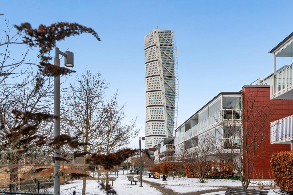 Gårdsmiljö vintertid