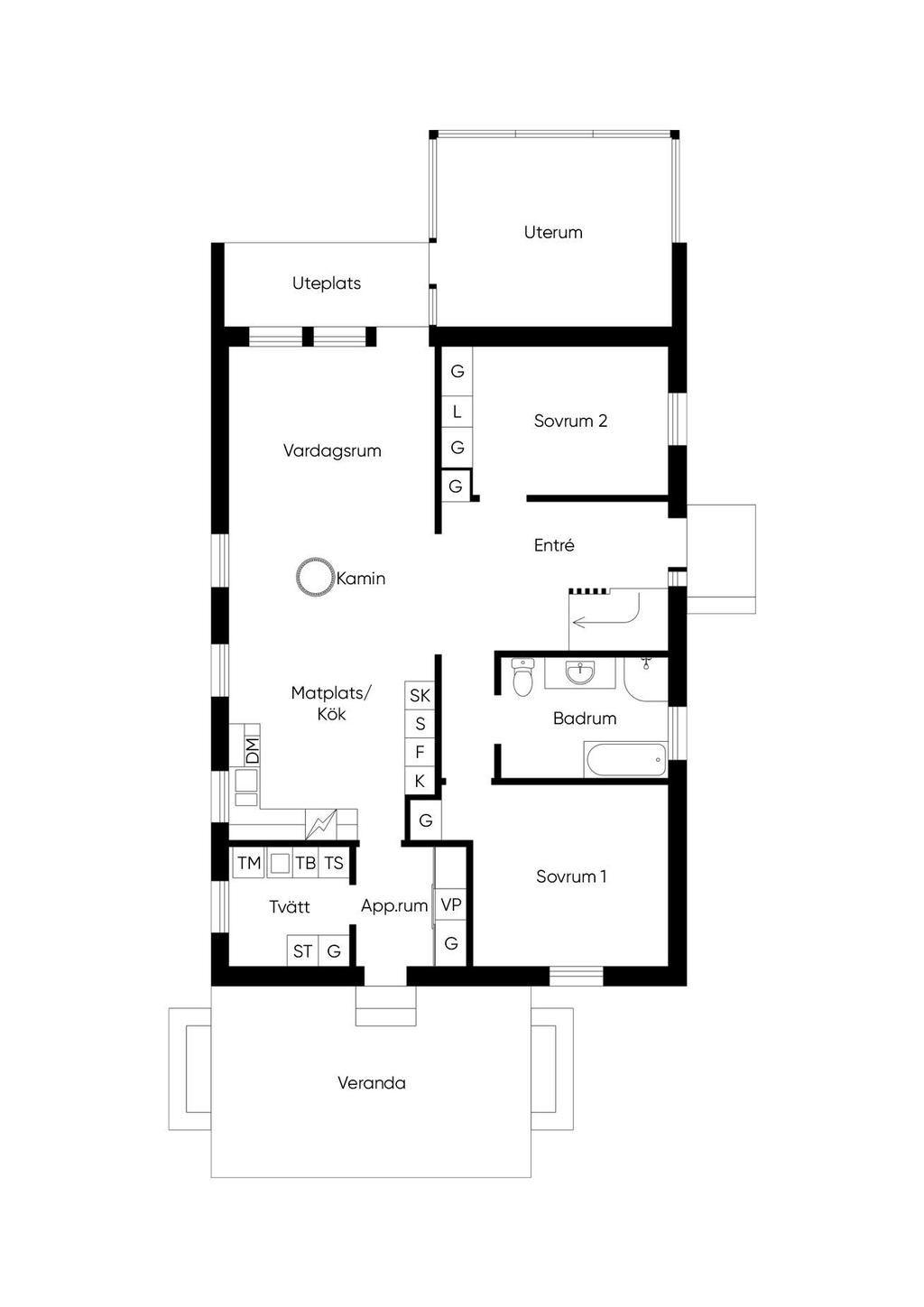 Planlösning entréplan