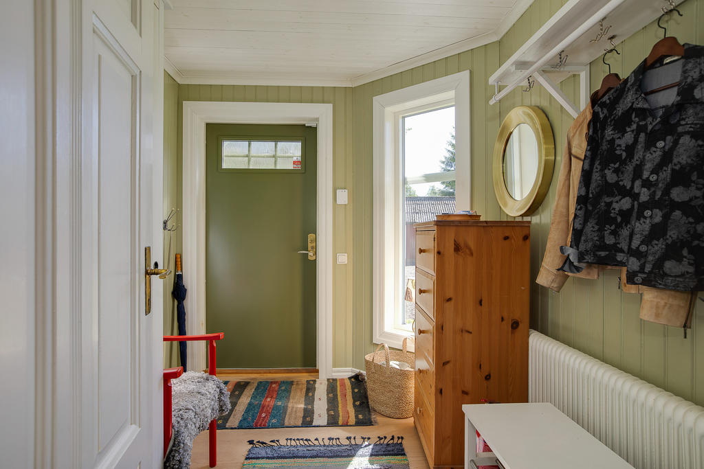 Välkomnande entré som fungerar utmärk i vardagen 