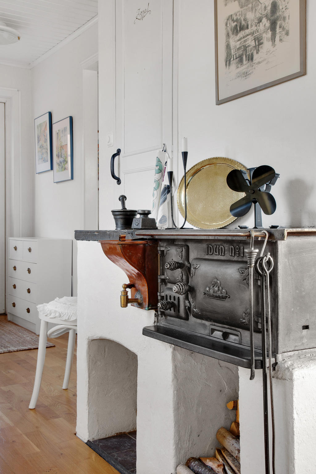 Klassisk och väl fungerande vedspis