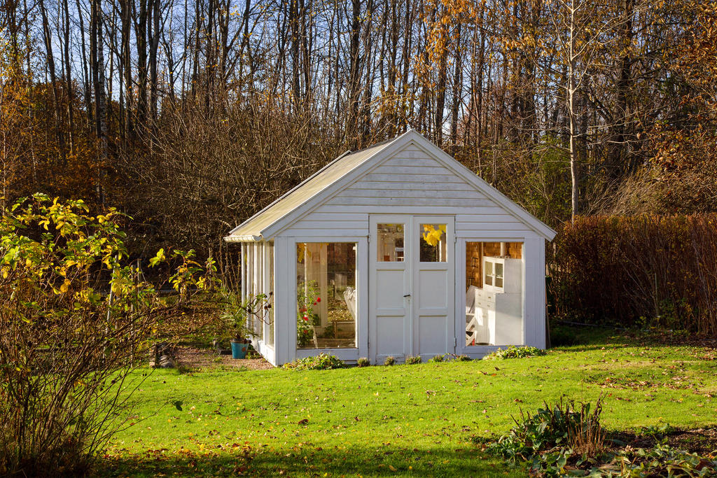 Härligt och stort växthus 