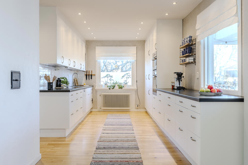 Rymligt och ljust kök