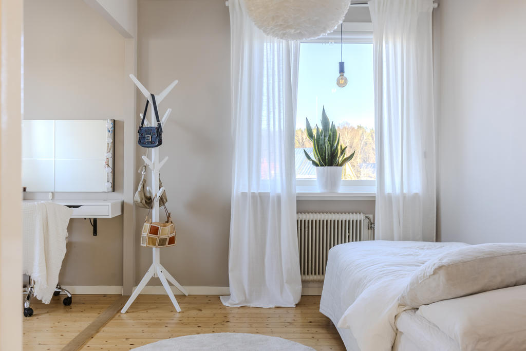 Rummet har tidigare varit två mindre sovrum