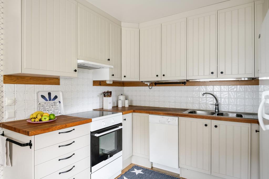 Gott om arbetsyta och förvaring är A och O i ett bra kök. 