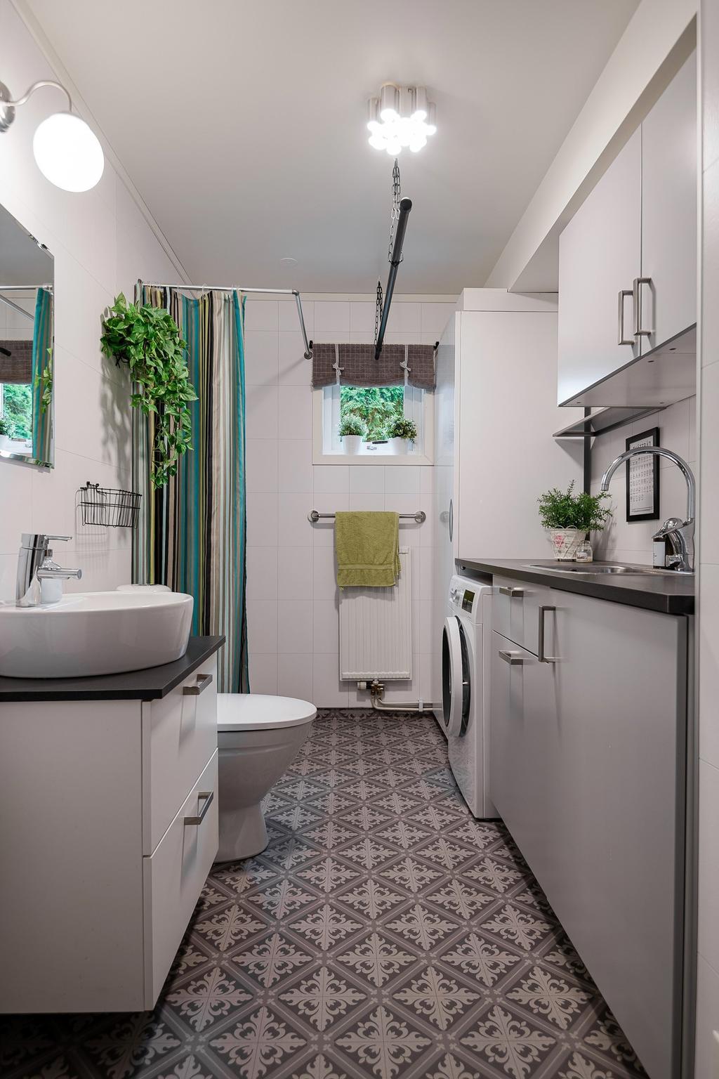 Renoverad WC/tvättstuga från 2015.