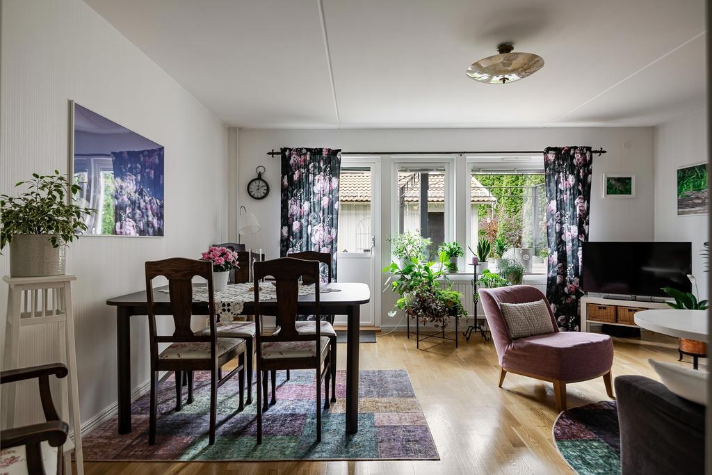 Utgång till din egna uteplats. 