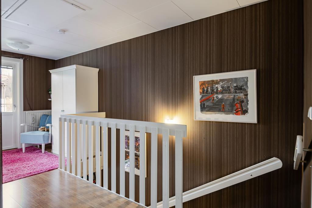 Välkommen upp en våning. 