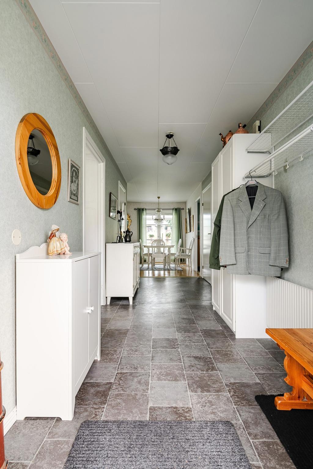 Vyn när du kommer in i bostaden.