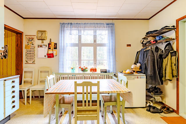 Matplats intill köket