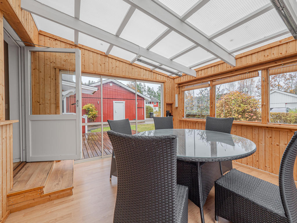 Härligt inglasat uterum beläget i soligt väderstreck åt söder