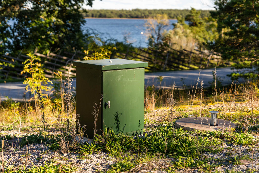 Gemensamt avlopp på grannens mark (servitut finns)