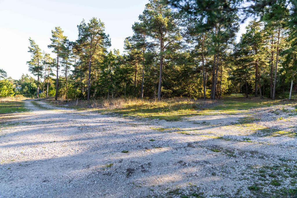 Från grannens fastighet mot tomten