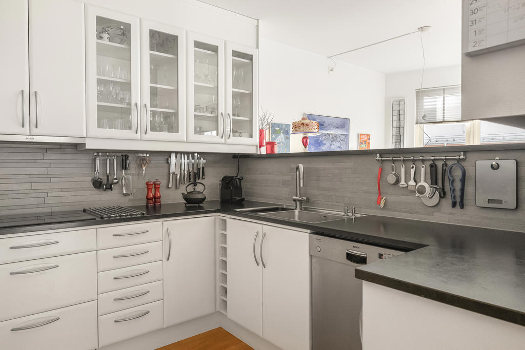 Kök - öppet mot matplats