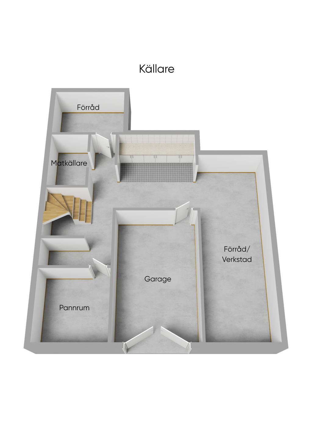 Planritning Källare