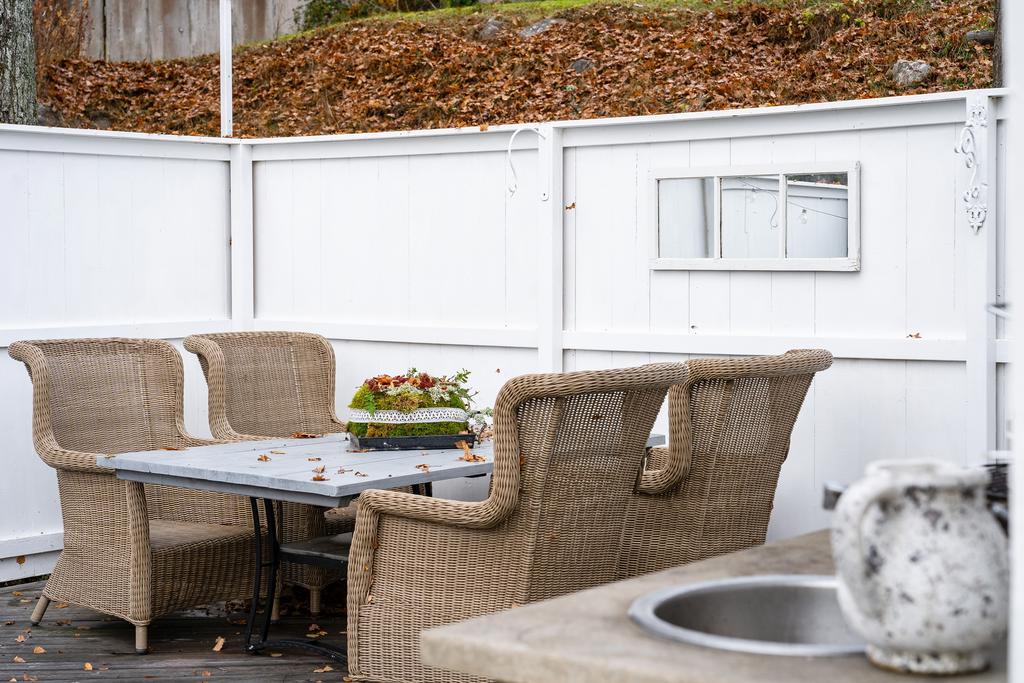 Skyddad del av bryggan