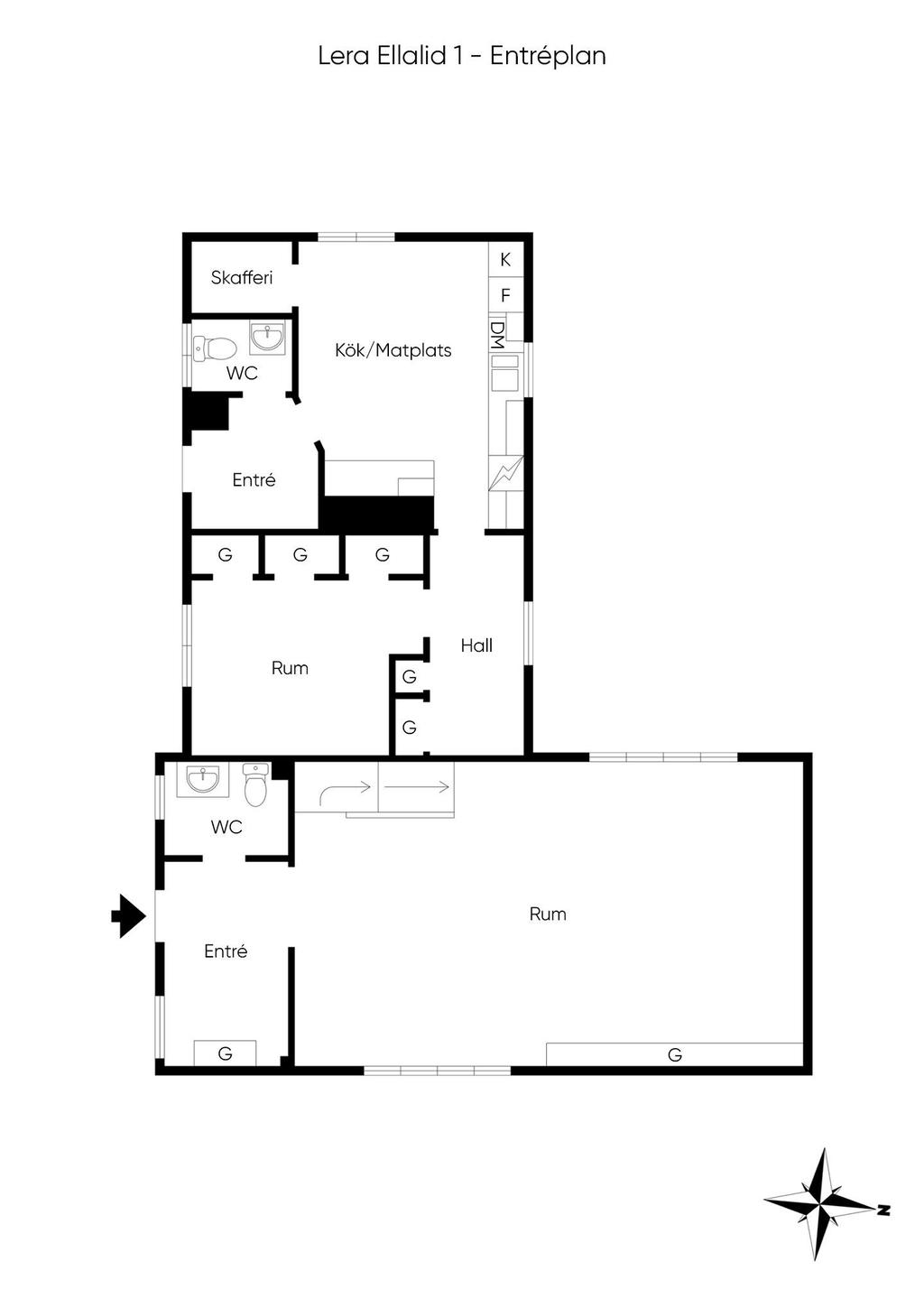 Planritning entréplan