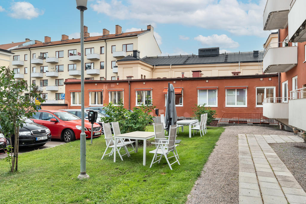 Del av föreningens innergård.