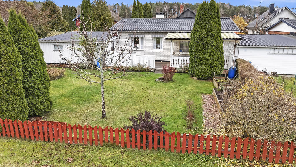 Trädgård för lek och odling 