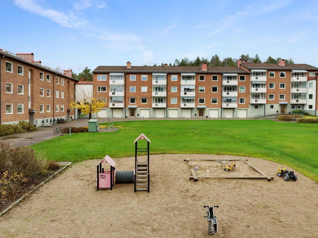 Välskött innergård 