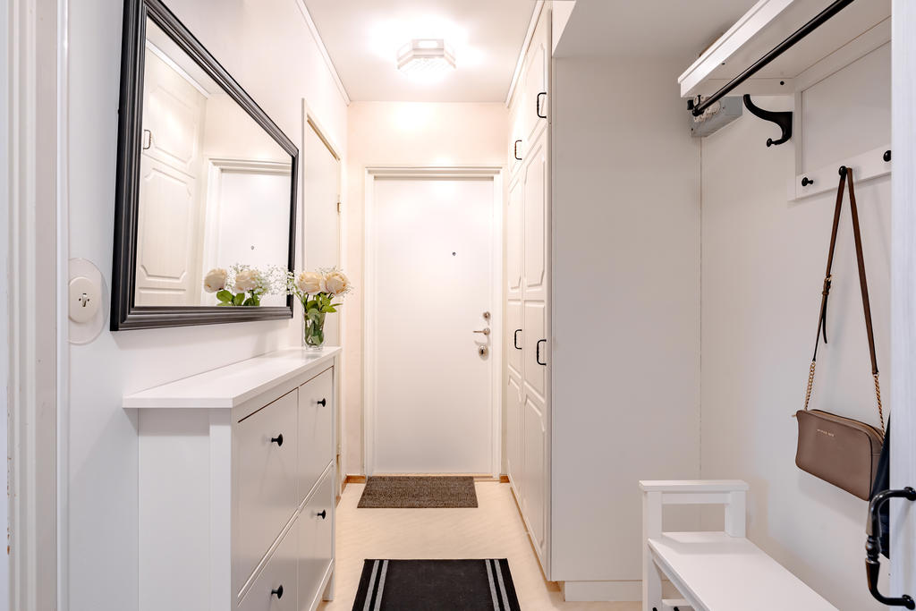 Gott om förvaring i hallen