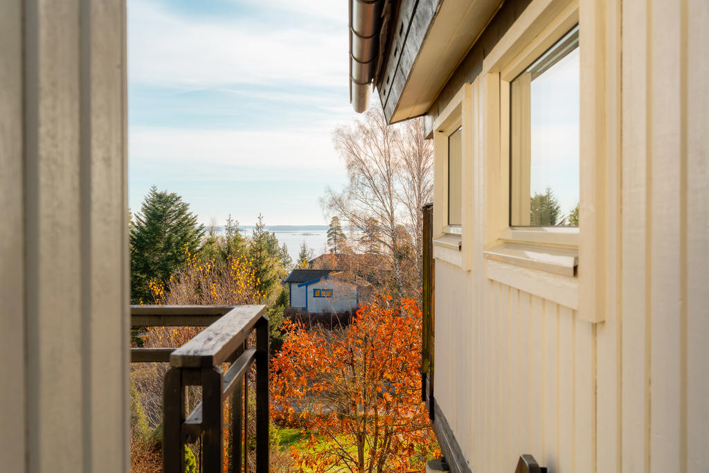 Björkarna som syns på bilden är avverkade – fri utsikt idag.