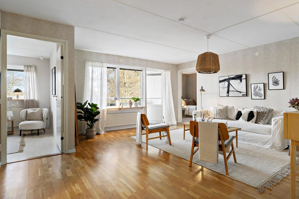 Generöst vardagsrum 