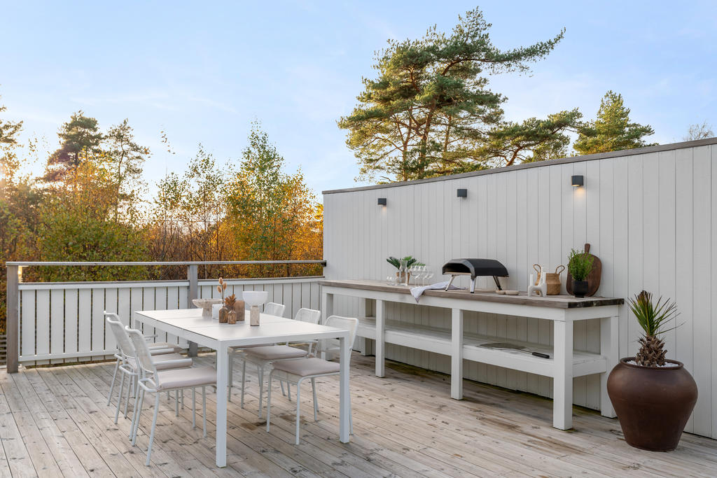 Rejält byggt utekök 