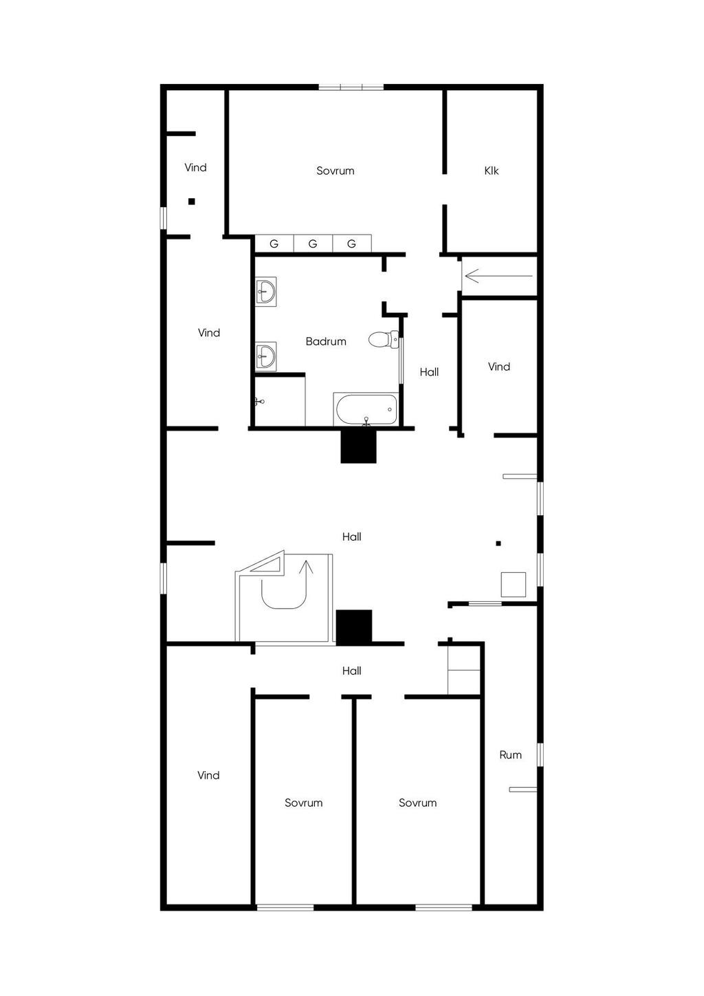 Övre plan Lyrestadsvägen 10