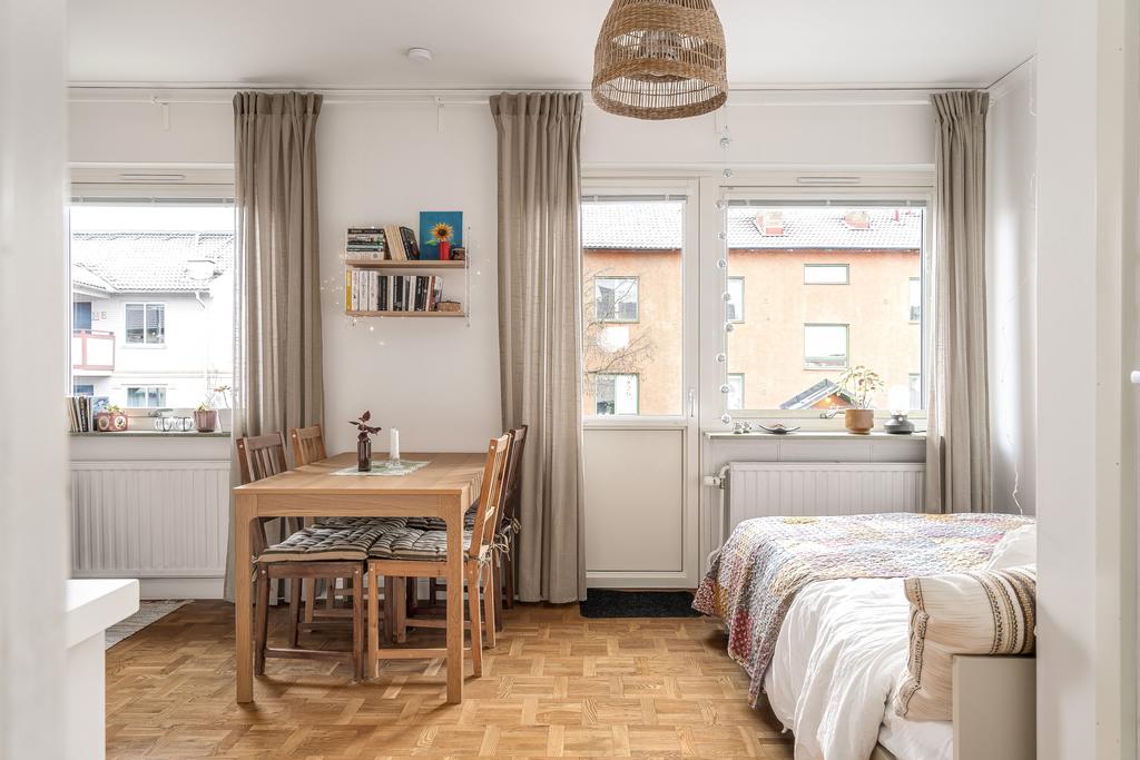 Utgång till balkong