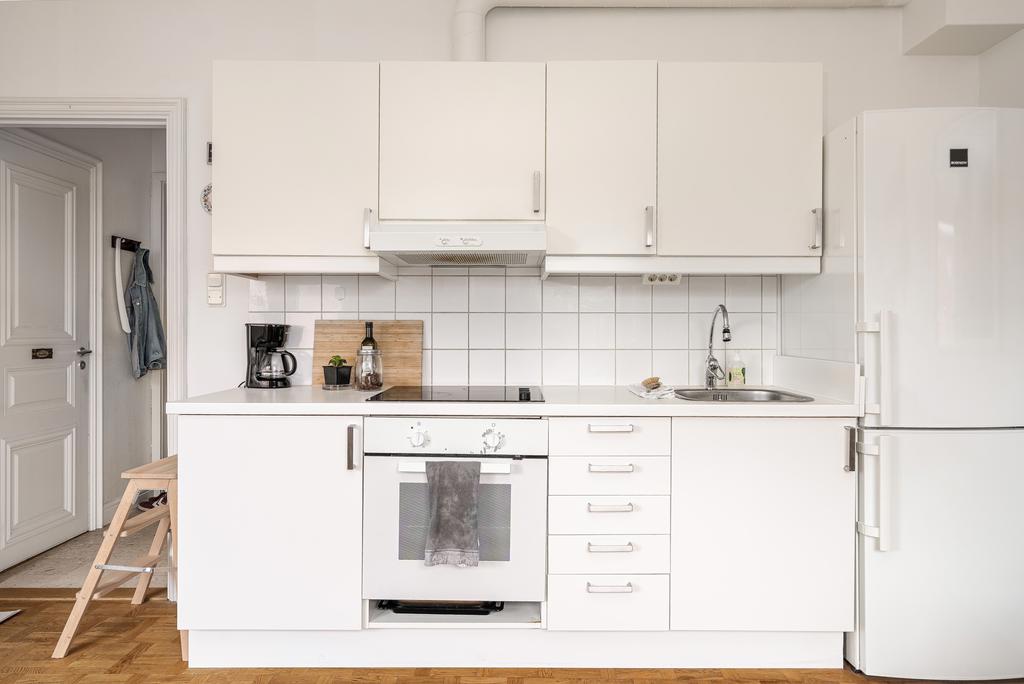 Funktionellt kök med 