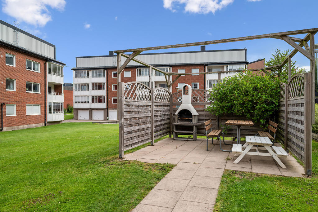 Välskött innergård