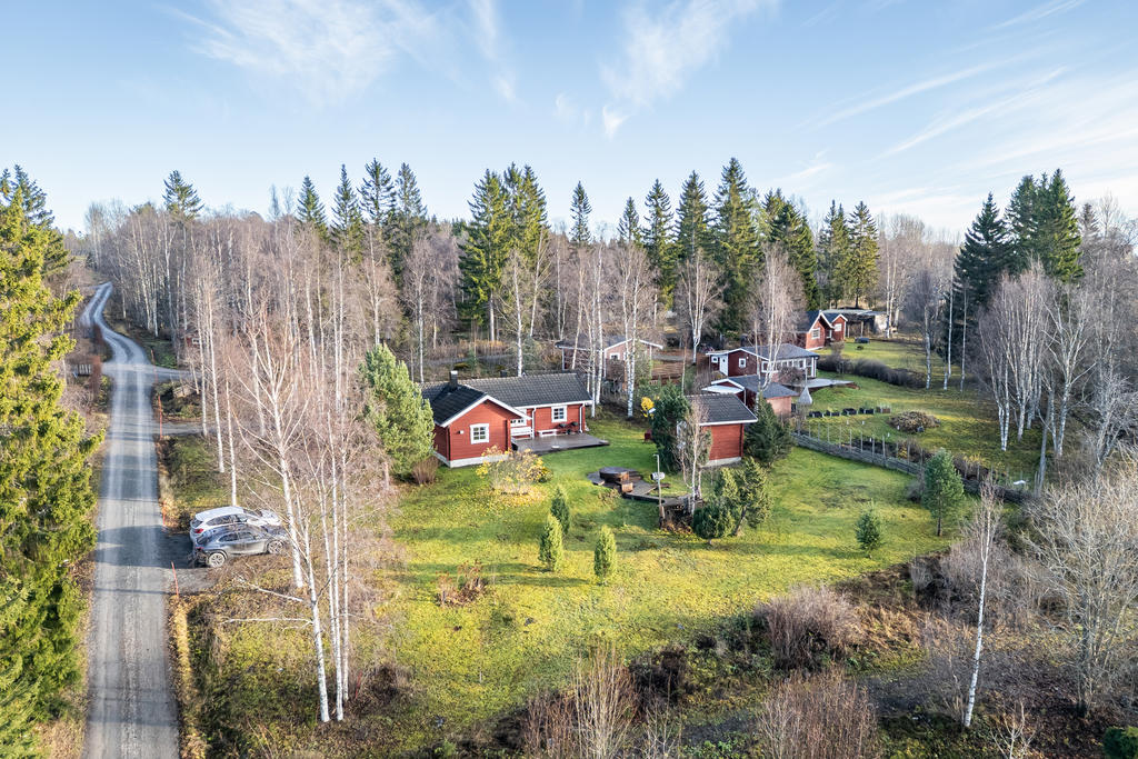 Vy över fastigheten! 
