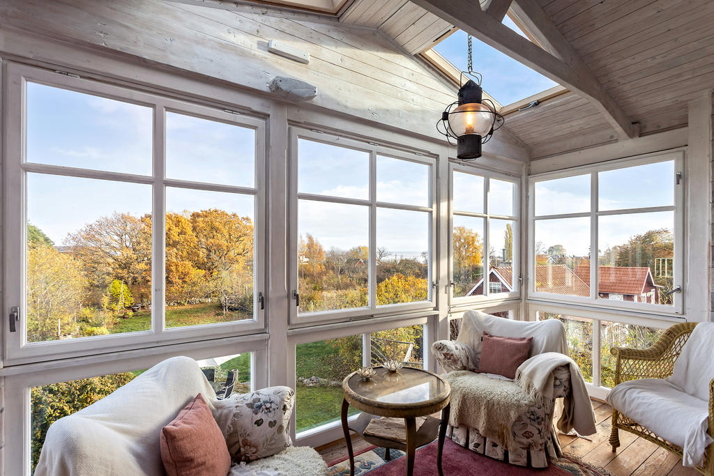 Stora huset - Inglasad uterum 