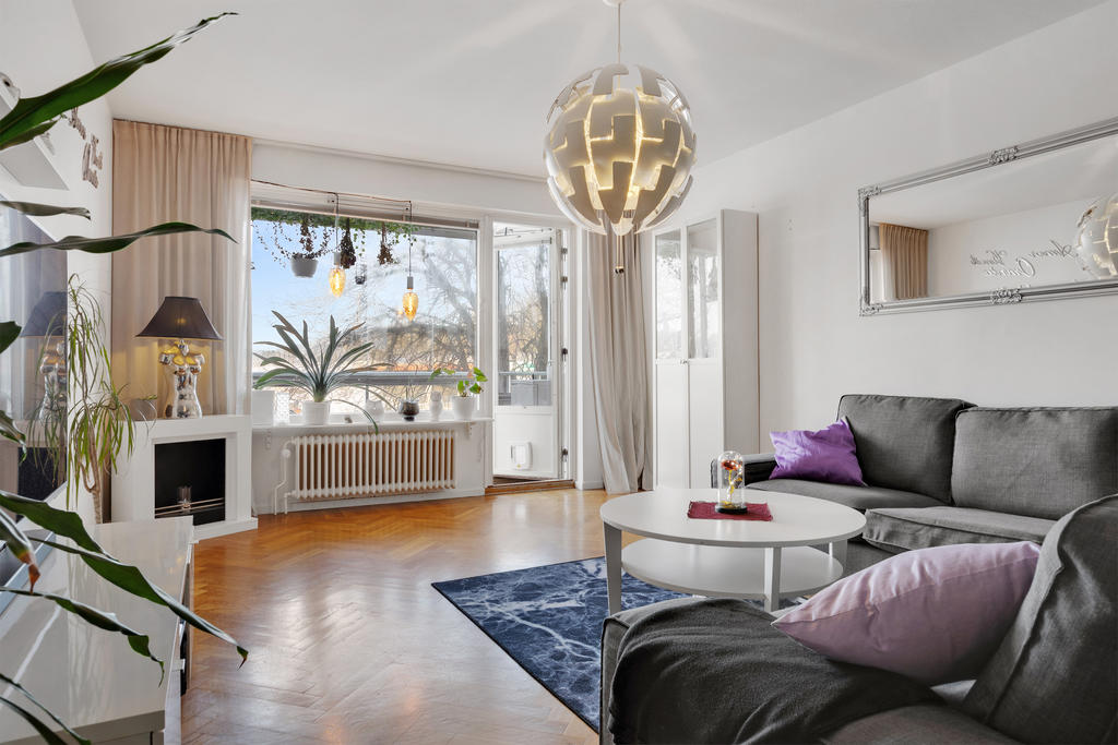 Utgång till balkongen