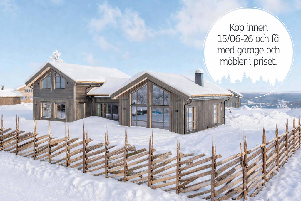 Här är stugan på Korpen med allt du kan önska dig