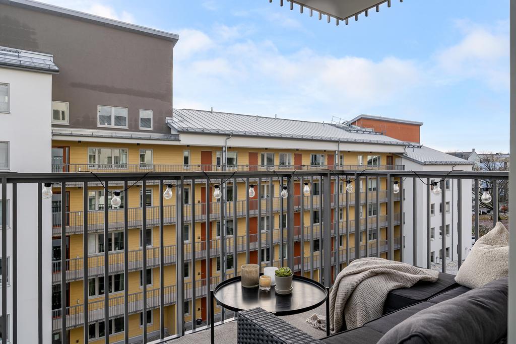 Balkong med högt läge