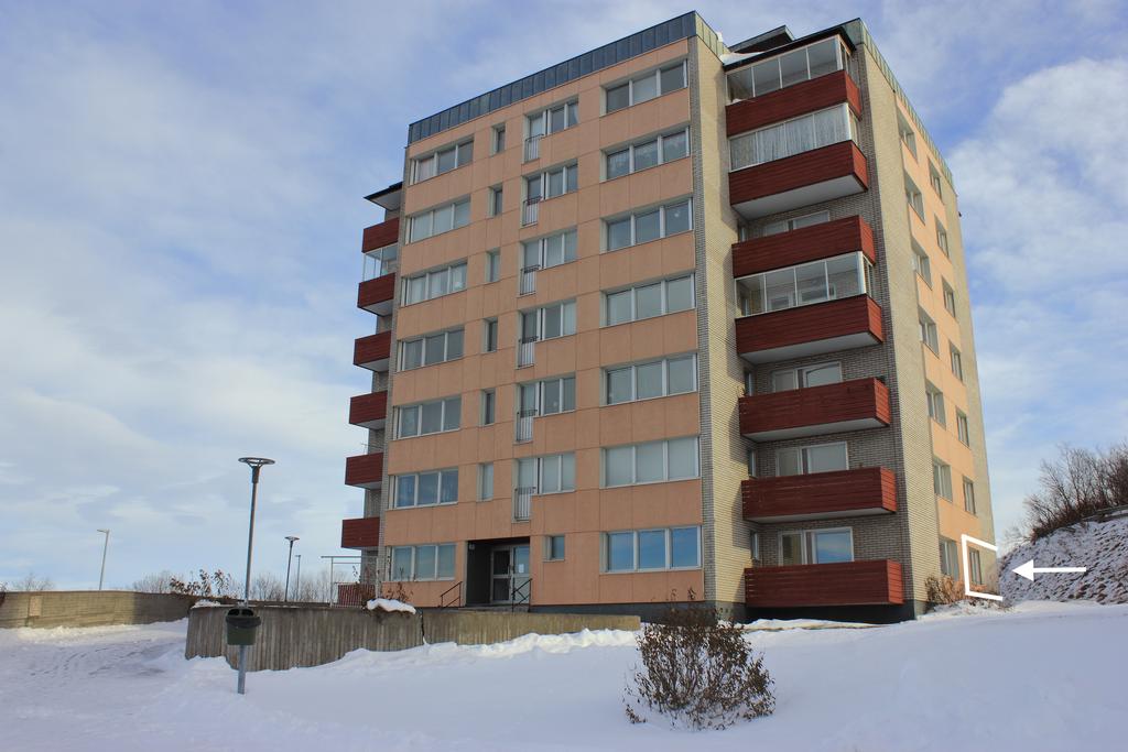 Gruvvägen 26, lägenheten är markerad