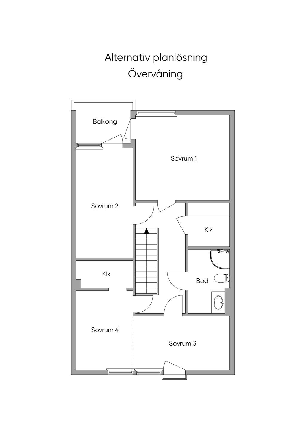 Alternativ planlösning