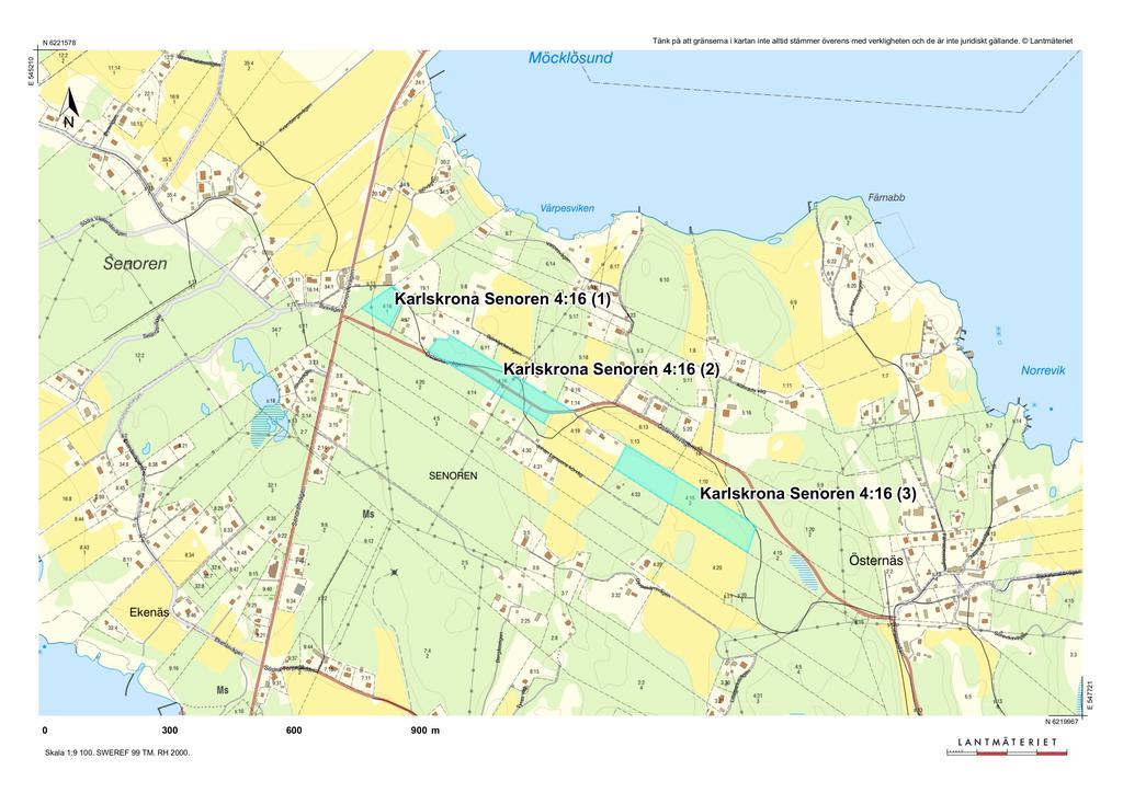 Fastighetskarta Senoren 4:16