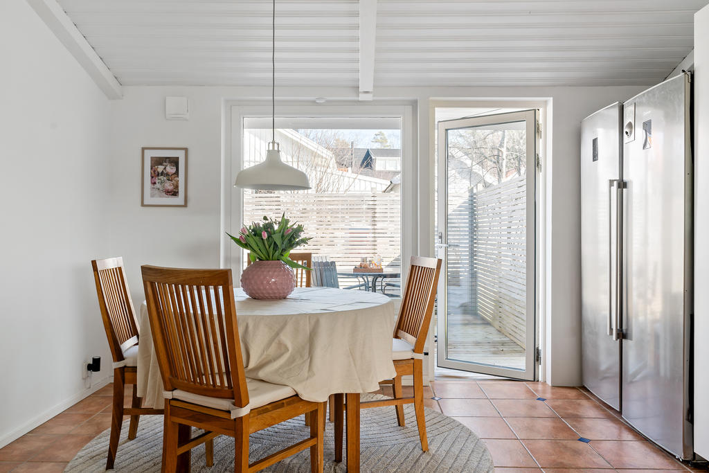 Kök med utgång till frukostaltan