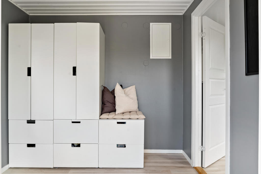 Entréhall med bra förvaring 