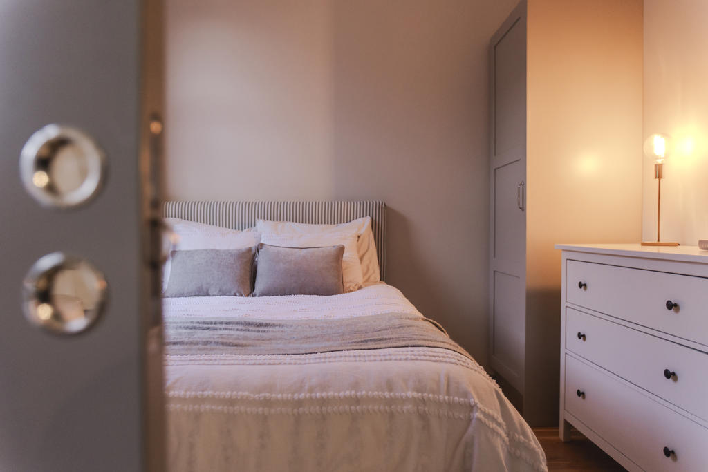 Skymningsbild sovrum