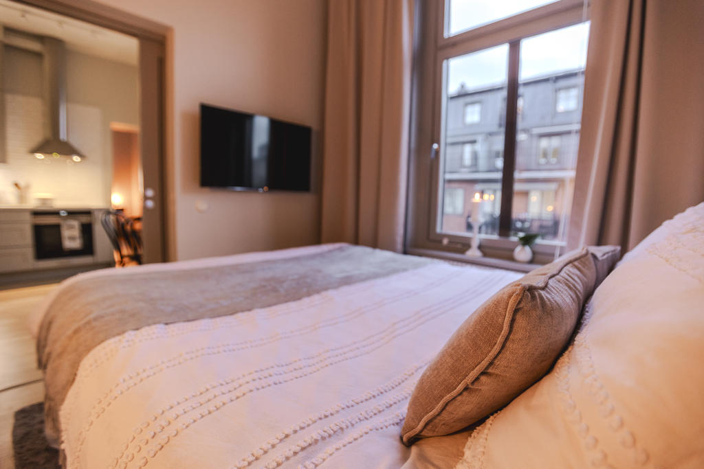 Skymningsbild sovrum