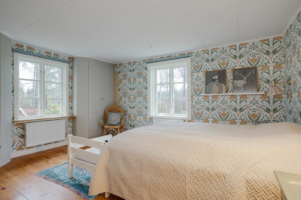 Sovrum på entré plan