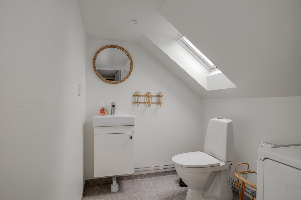WC på övre plan